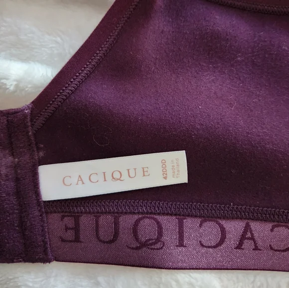 Cacique Lightly Lined No Wire Bra - Picture 4 of 7